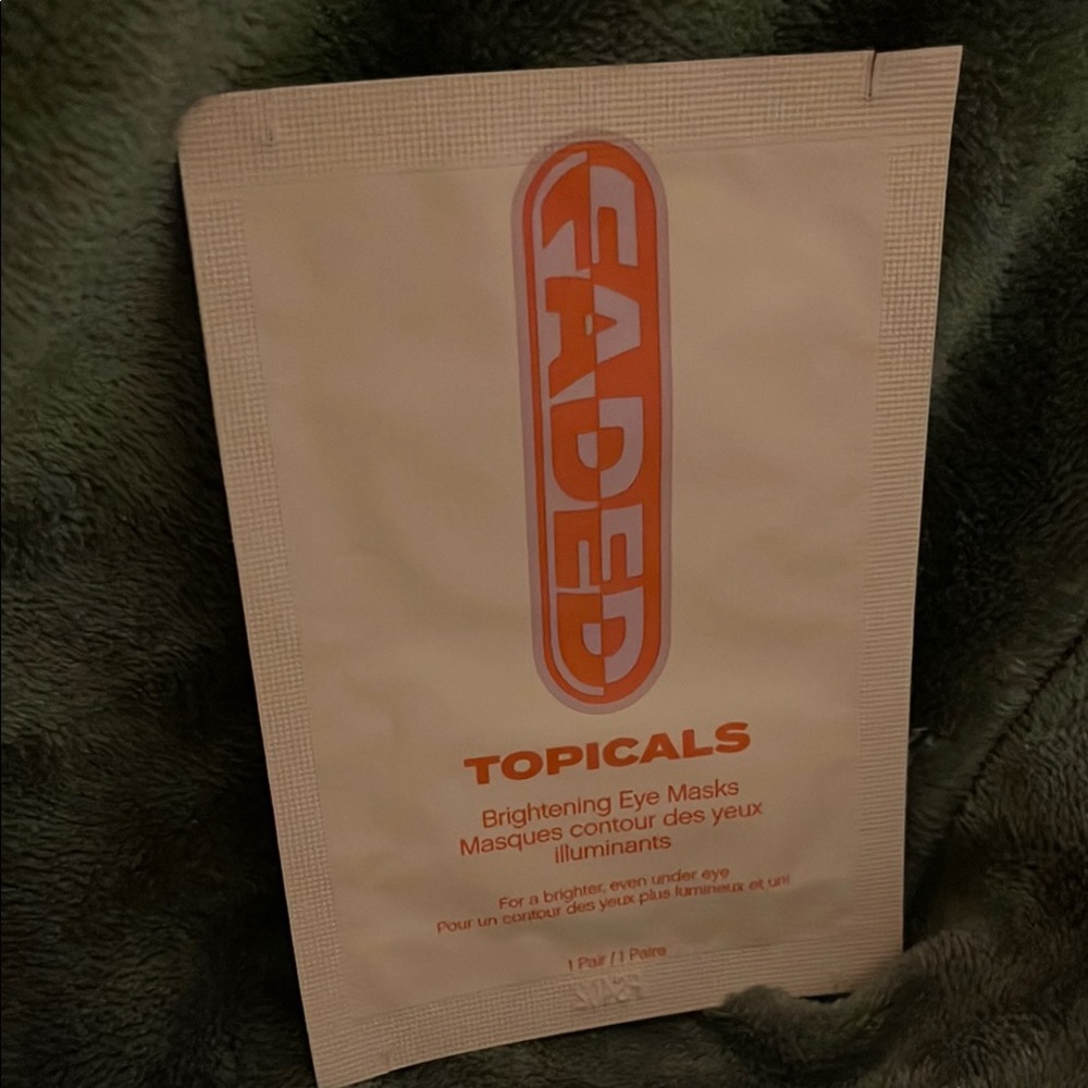 Topicals Faded Brightening Eye Masks